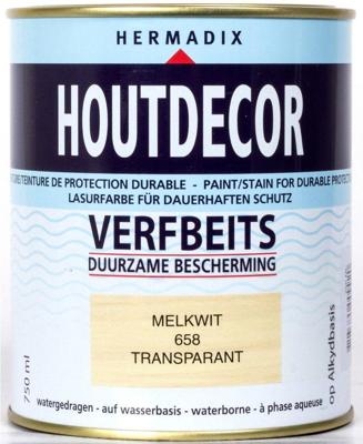 Houtdecor 658 melkwit 750 ml Hermadix - Hermadix