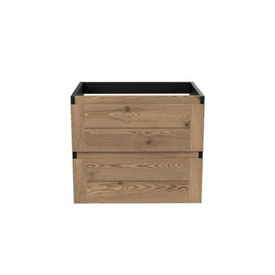 Onderkast Arcqua Nature 60 cm Eiken Mat Zwart Onderkast Arcqua Nature 60 cm Eiken Mat Zwart