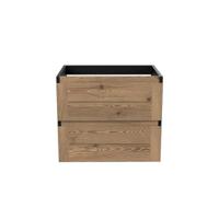 Onderkast Arcqua Nature 60 cm Eiken Mat Zwart - thumbnail