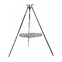 CookKing: Driepoot 180 cm met stalen grillrooster 60 cm - thumbnail