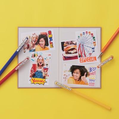 Gelschrijver pentel k110 mattehop m rood | 12 stuks