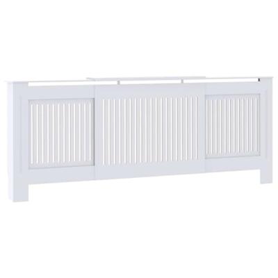VidaXL Radiatorombouw 205 cm mdf wit
