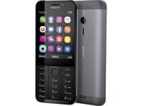 Nokia 230 alle dragers, smartphone (7,11 cm (2,8 inch), 16 MB, 2 megapixel, besturingssysteem Series 30+, Dual Sim) dark silver - thumbnail