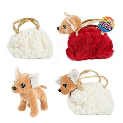 Toi Toys Pluche chihuahua in handtas