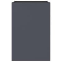 VidaXL Plantenbak 52x48x75 cm staal antracietkleurig - thumbnail