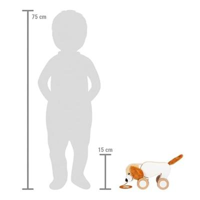Small Foot - houten trekhond met knisperende oren Small Foot - houten trekhond met knisperende oren
