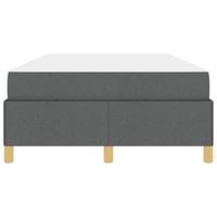 Boxspring bed met matras Donkergrijs 120 x 190 cm Stof - thumbnail