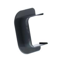 CANALIT Plafond/wand eindstuk 90x65mm antraciet grijs RAL7016 - thumbnail