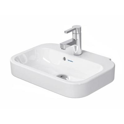 Duravit Happy d.2 fontein 50x36 cm. met kraangat en overloop wit 0709500000