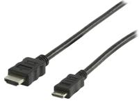 High Speed HDMI kabel met Ethernet HDMI-Connector - HDMI Mini-Connector Male 2.00 m Zwart - thumbnail