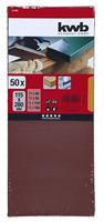 kwb 812999 Schuurpapier Korrelgrootte (num) 60, 80, 120, 180 (l x b) 280 mm x 115 mm 50 stuk(s) - thumbnail