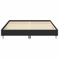 Bedframe zonder matras 140x200 cm spaanplaat zwart - thumbnail