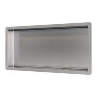 Inbouwnis Brauer Box Met Flens 30x60 cm Geborsteld RVS Brauer - thumbnail