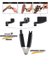 Ortega OSWC-3H snaarwinder voor ukeleles, gitaren en basgitaren - thumbnail