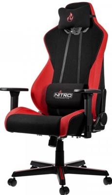 Nitro Concepts S300 Inferno Red Gaming stoel Zwart, Rood