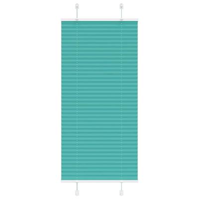 VidaXL Plisségordijn 65x100 cm stof 64,4 cm polyester plissé