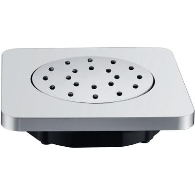 Wiesbaden Vierkante Verstelbare Inbouw Zijdouche 135x135mm - Chroom