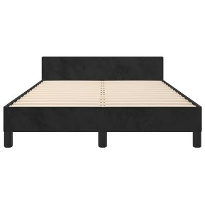 Bedframe zonder matras 120x200 cm fluweel zwart
