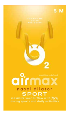 Airmax Sport combi pack 1xsmall 1xmedium 2 Stuks