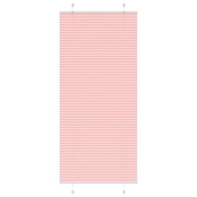 Pliss rolgordijn 85x200 cm stofbreedte 84,4 cm polyester roze