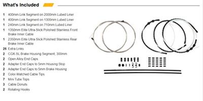 JAGWIRE Road elite link brake kit - red