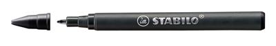 Stabilo easyoriginal 3 navullingen medium - zwart