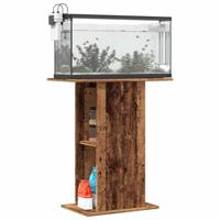 VidaXL Aquariumstandaard 36x60,5x72,5 cm bewerkt hout oud houtkleurig - thumbnail