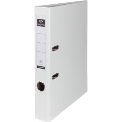 Pergamy ordner, voor ft A4, uit PP en papier, zonder beschermrand, rug van 5 cm, wit Pergamy ordner, voor ft A4, uit PP en papier, zonder beschermrand, rug van 5 cm, wit