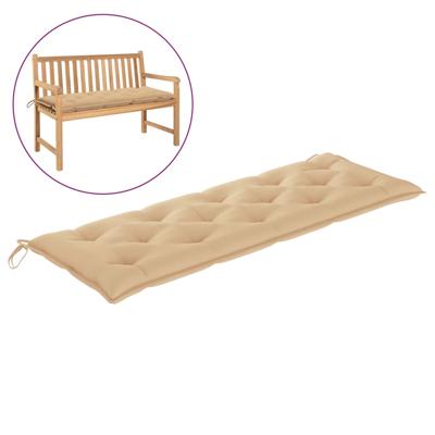 VidaXL Tuinbankkussen 150x50x7 cm oxford stof beige