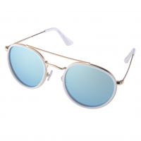 Kost zonnebril unisex wit/goud/blauw (20 125) - thumbnail