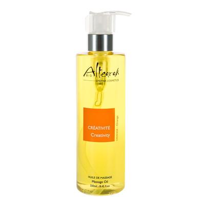 Altearah Massageolie creativity orange bio 250 Milliliter
