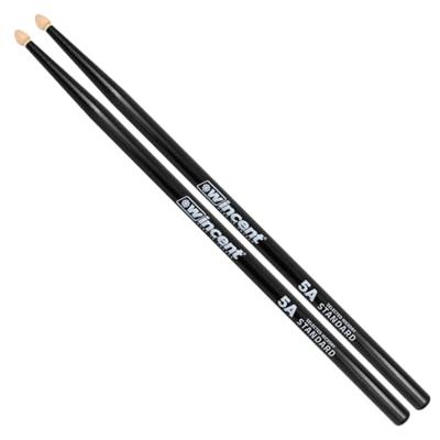 Wincent 5ACB Hickory Natural Black drumstokken Wincent 5ACB Hickory Natural Black drumstokken