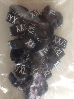 MB zwart/wit 3XL voor op kledinghanger