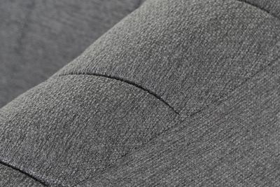 Leunstoel DKD Home Decor Zwart Grijs Schuim Hout Metaal 81 x 75 x 73 cm