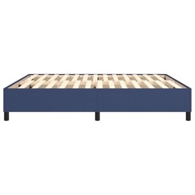 Boxspringframe stof blauw 160x200 cm