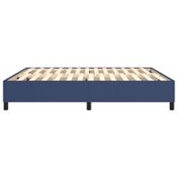 Boxspringframe stof blauw 160x200 cm - thumbnail