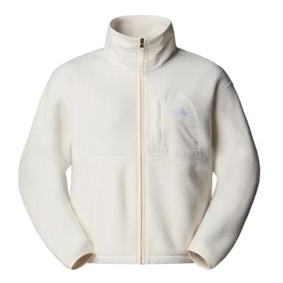 The North Face Yumiori Off Peak Full Zip Fleece Dames White Dune S