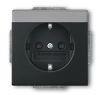 ABB 2CKA002011A3884 Apparaatinzetstuk IP20 Zwart, Diepzwart (RAL 9005) - thumbnail