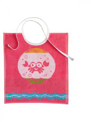 De Witte Lietaer slabbetje Sebastian meisjes 32 x 40 cm katoen