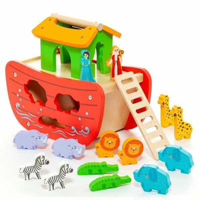 Playset Moltó Noah's ark Hout 17 Onderdelen
