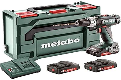Metabo BS 18 L SET ACCU-BOORSCHROEFMACHINE met 3x 2.0Ah accu&apos;s Li-ion - 602321540