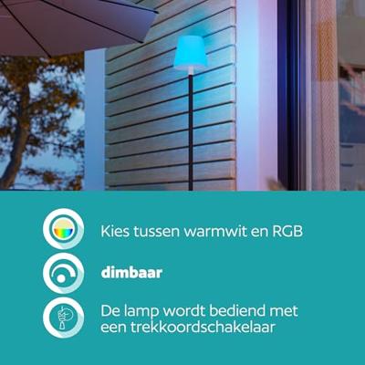Eglo Design terraslampMontapalma zwart met wit - 75891