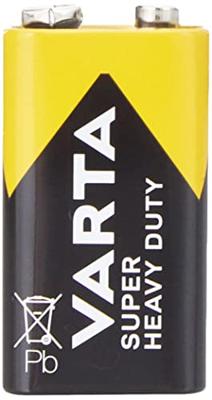 Varta superlife 9v. zink-carbon. per stuk. (hangverpakking)