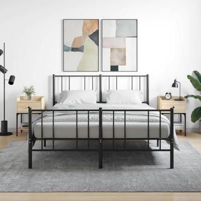 Nachtkastjes 2 st 40,5x31x60 cm bewerkt hout sonoma eikenkleur