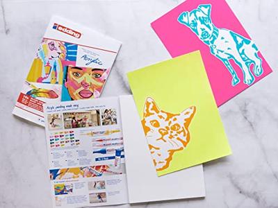 Olie- en Acrylblok edding 30010 A4 10 vel 300 gram wit Olie- en Acrylblok edding 30010 A4 10 vel 300 gram wit