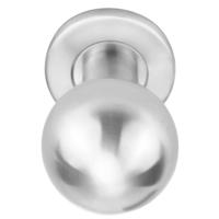 Formani Basics LB501V voordeurknop vast op rozet - mat RVS - thumbnail