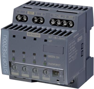 Siemens 6EP1961-2BA51 6EP19612BA51 Selectiviteitsmodule Aantal relaisuitgangen: 1
