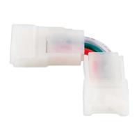 Dual White LED-strip koppelstuk hoek soldeervrij - thumbnail