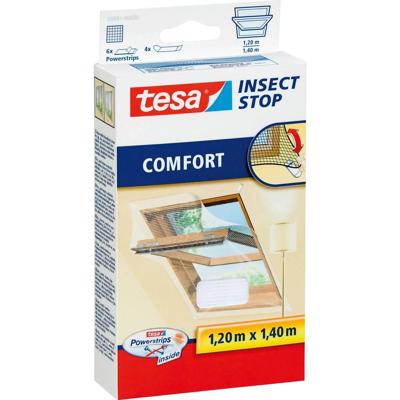 tesa COMFORT 55881-00020-00 Vliegenhor voor dakraam UV-lamp (b x h) 1200 mm x 1400 mm Wit 1 stuk(s) tesa COMFORT 55881-00020-00 Vliegenhor voor dakraam UV-lamp (b x h) 1200 mm x 1400 mm Wit 1 stuk(s)