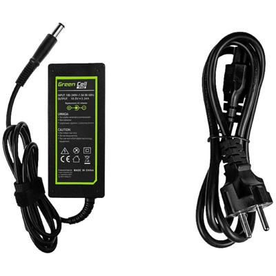 Green Cell AD07AP Charger AC Adapter for Dell 19.5V 3.34A 65W / 7.4mm-5.0mm